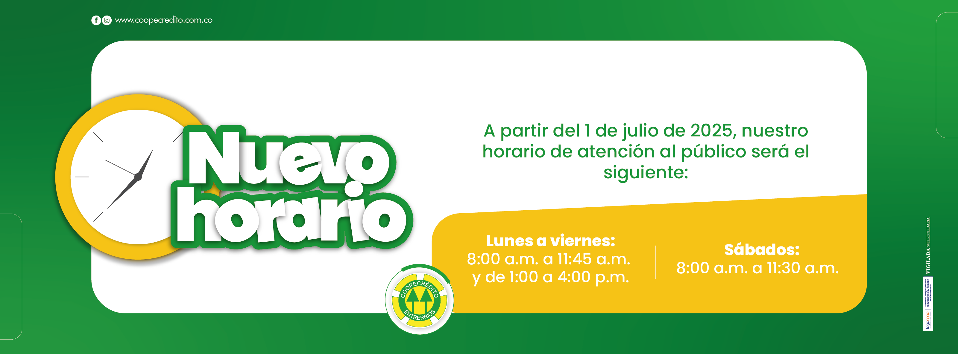 horario banner web